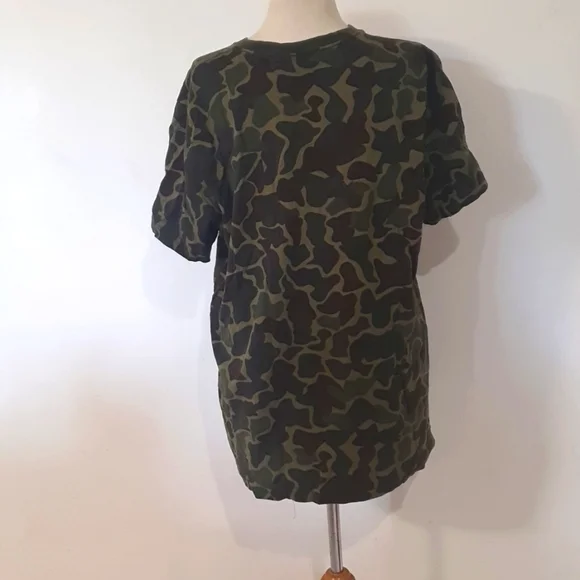 Adidas Mens Size XL Green Camo Shirt - Picture 3 of 5